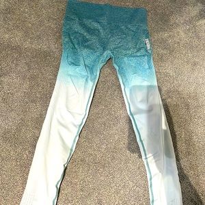 Gymshark ombré blue leggings